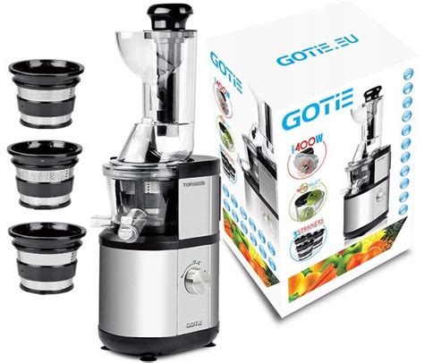 GOTIE WYCISKARKA WOLNOOBROTOWA GSJ 520S INOX 3SITA ERLI Pl