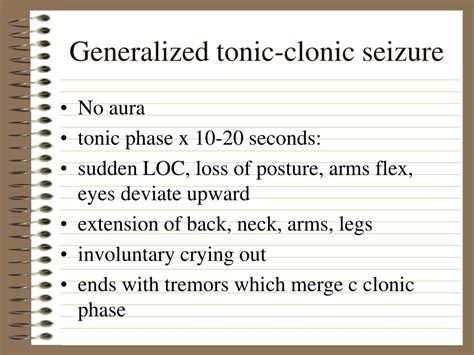 Ppt Seizures Powerpoint Presentation Free Download Id 175339