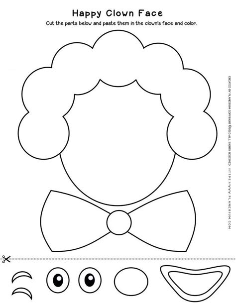 Best Printables For Carnival 2024 Planerium Clown Crafts Circus