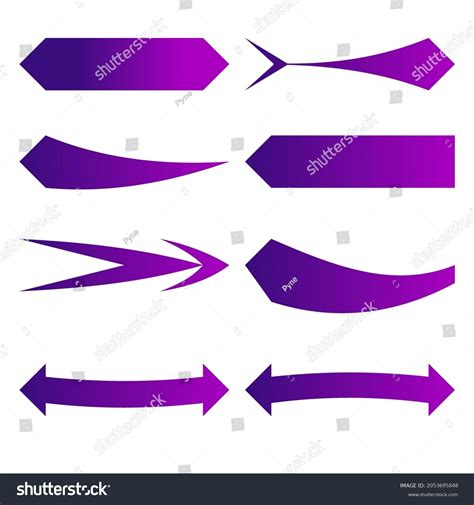 Set Colorful Sets Arrow Stock Vector Royalty Free 2053695848