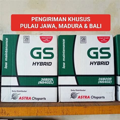 Jual Aki Gs Hybrid Ns Z Ns Zl Ori Avanza Xenia Terios Rush Jazz Brio