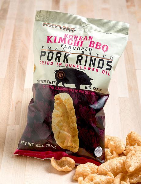 Rudolph Foods Southern Recipe Small Batch Korean Kimchi Bbq Pork Rinds