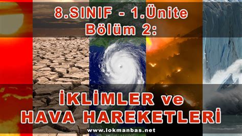 Bölüm 2 İklim ve Hava Hareketleri Ders Notu Konu Özeti 1 8 Sınıf