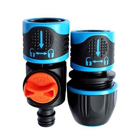 Grüntek slangaansluiting en connector set 1 2 3 4 5 8 met waterstop