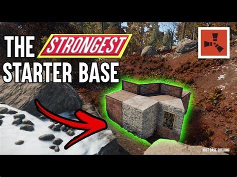 Rust Base Building The Strongest Rust Starter Base Rust Solo Base