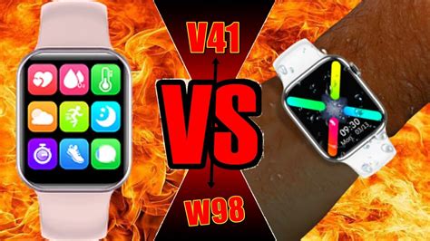 💁‍♂ Smartwatch V41 VS W98 - TESTES que vc NUNCA viu NO YOUTUBE ! - YouTube