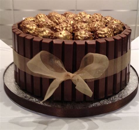 Ferrero Rocher Kit Kat Cake