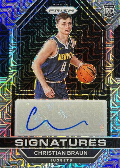 Christian Braun Optic Rated Rookie Signatures Premium Box Set