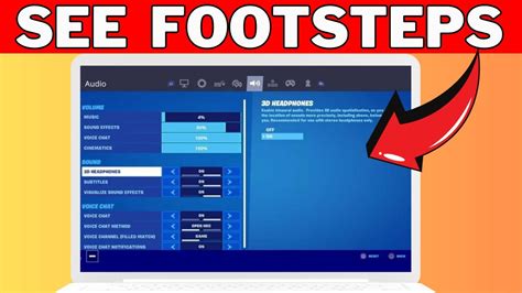 How To See Footsteps In Fortnite Full Guide Youtube