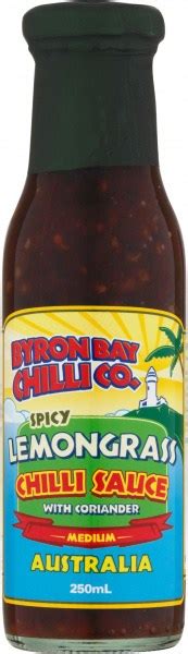 Byron Bay Chilli Spicy Lemongrass Chilli Sauce With Coriander Ml