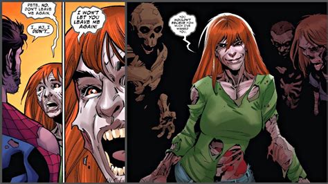 Marvel Zombies Turns Mary Jane Into Peters Worst Night Mare Youtube