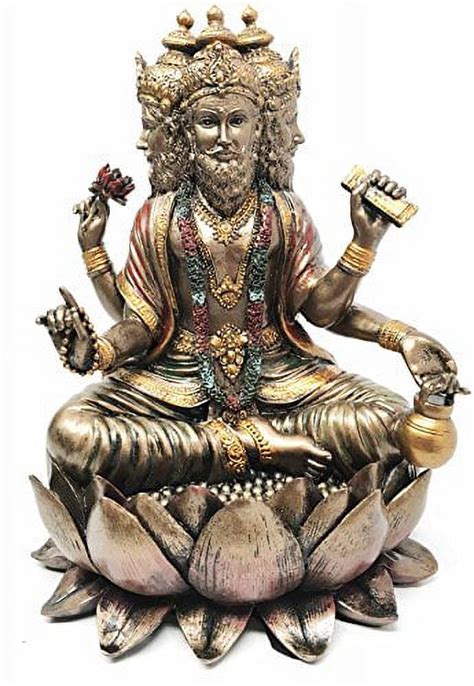 Supreme Cosmic Soul Hindu Deity Brahma Brahman Four Faced Vedas Trinity