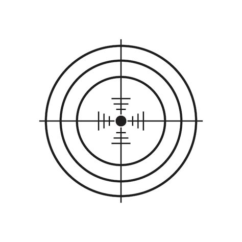 Premium Vector Sniper Sight Symbol Crosshair Target Logo Vector