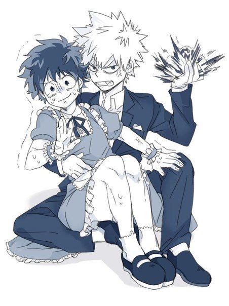 Deku X Bakugou Maid