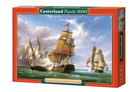 Picture puzzle 3000 Castorland details: Naval battle - 1001puzzle.com