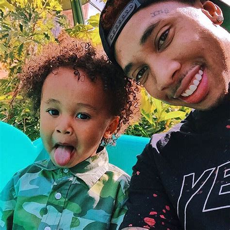 Tyga Shares Cute Photo Of His And Blac Chynas Son King Cairo 3 Is