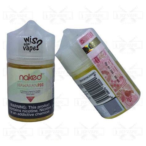Jual Naked Hawaiian POG Ml Liquid Vape Fruity By Naked