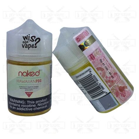 Jual Naked Hawaiian POG 60ml Liquid Vape Fruity By Naked 100