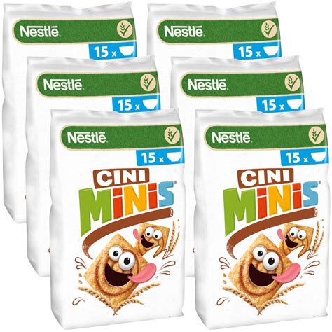 Nestle Cini Minis Płatki śniadaniowe cynamonowe x6 12536604083 Allegro pl