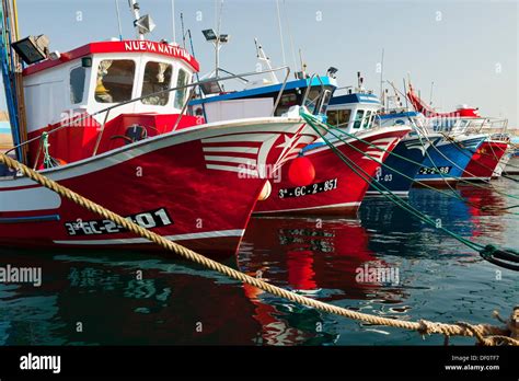 Fishing Port Morro Jable Jandia Peninsula Fuerteventura Las Palmas