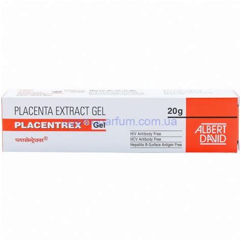 ᐈ Плацента гель (Placentrex gel) 20 г - Albert David