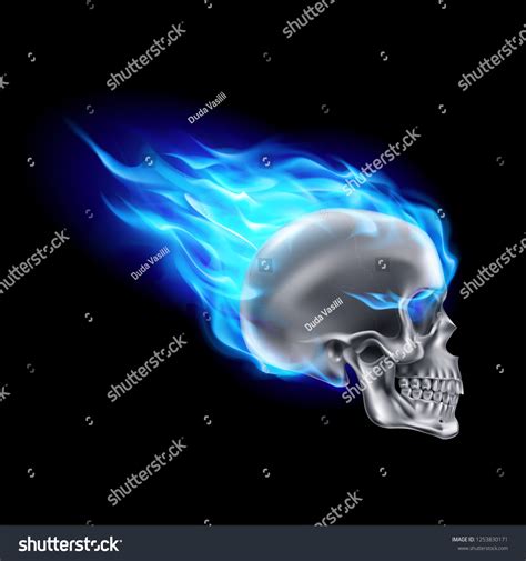 Blue Flaming Skull: Over 405 Royalty-Free Licensable Stock Vectors ...