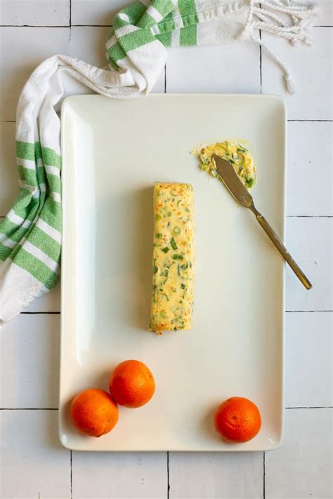 Orange Butter with Herbs (Freeze for Later!) - Champagne Tastes®