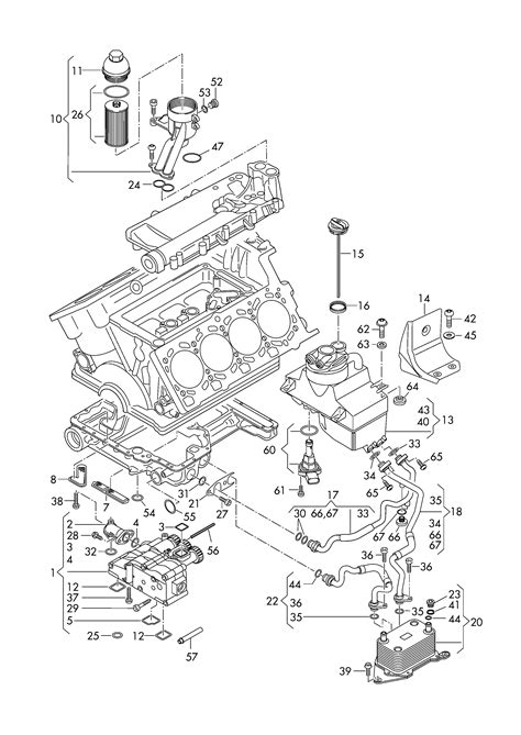 Audi R8 2013 2015 Oil Pump Oil Filter Bracket Oil Filter Oil