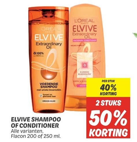 Elvive Shampoo Of Conditioner Ml Aanbieding Bij Dekamarkt