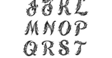 Leaf Script Alphabet Free Images At Clker Vector Clip Art