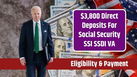 3 800 Direct Deposits For Social Security SSI SSDI VA By SSA 2024