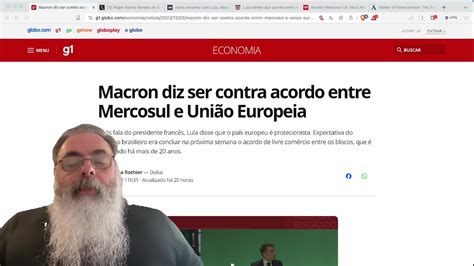 GUEDES já FALOU lá atrás EUROPA não quer o ACORDO o MERCOSUL