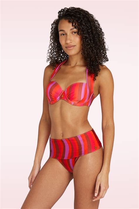 TC Beach Bas De Bikini Flipover Shiny Waves En Multicolore Acheter