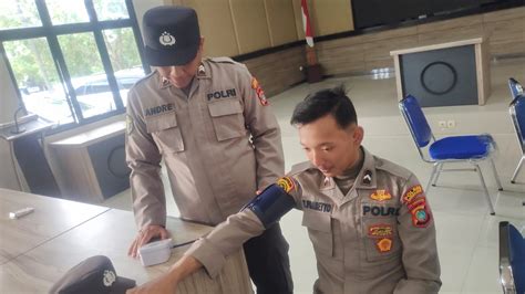 Polres Bangka Barat Lakukan Pemeriksaan Kesehatan Berkala Tahun 2024