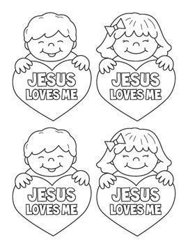 Valentine's Day Craft: Jesus Loves Me Magnets with Printables | TpT