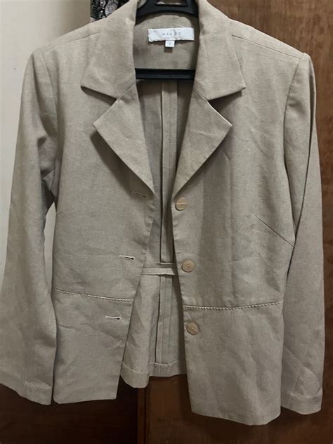 Nude Blazer Women S Fashion Coats Jackets And Outerwear On Carousell