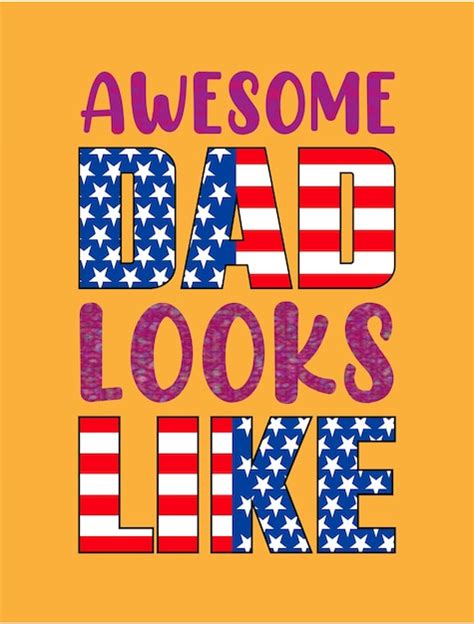 Premium Vector Awesome Dad Looks Like Tshirt Design