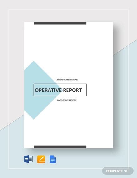 9 Operative Report Templates Free Sample Example Format Download