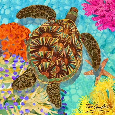 Sea Turtle Wall Art - Two Can Art Store