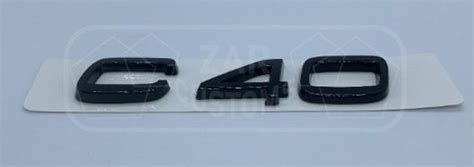 Volvo C Gloss Black Rear Boot Badge Emblem Logo Lettering Etsy