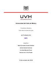 Pye A E Pdf Universidad Del Valle De M Xico Probabilidad Y