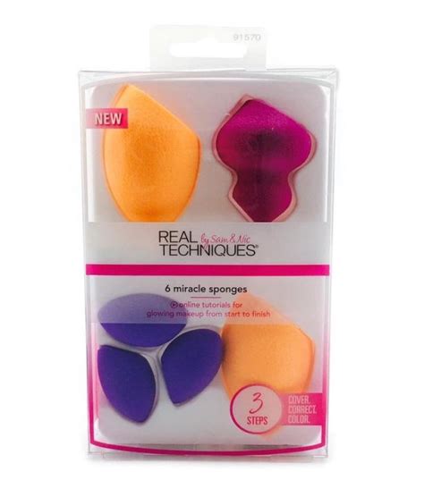 Real Techniques 6 Miracle Sponges Lazada Ph