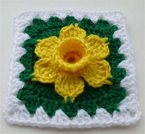 Crochet Granny Square Floral Pattern Instant Download Crochet Pdf