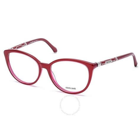 Roberto Cavalli Rc0963 Red Cat Eye Eyeglass Frames 068 Rc09636854 664689708703 Eyeglasses