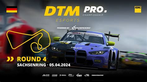 Runde Sachsenring Dtm Esports Re Live Deutsch Youtube