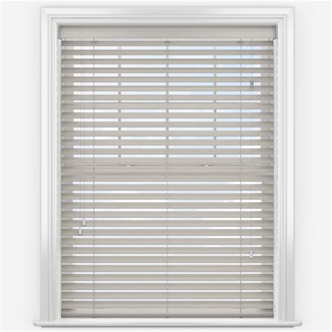 Dalby Washed Grey Wooden Venetian Blind | Blinds Direct