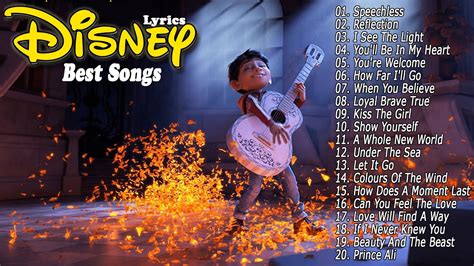 Disney S Best Music With Lyrics List Of Disney Movie Soundtracks