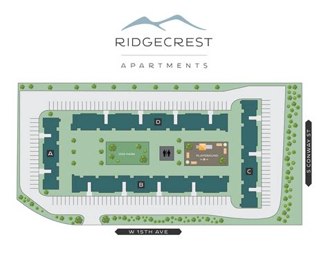 Floor Plans & Map | Ridgecrest Apartments 2 and 3 Bedroom Apartments