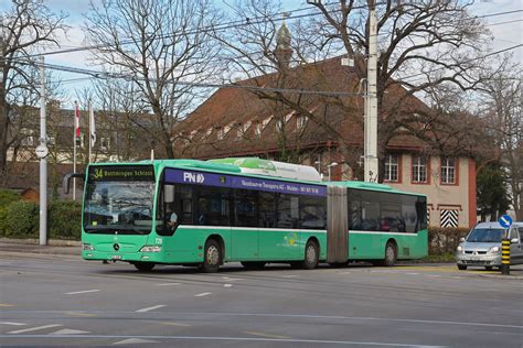 Mercedes Citaro 726 auf der Linie 34 fährt am 03 01 2023 bei der