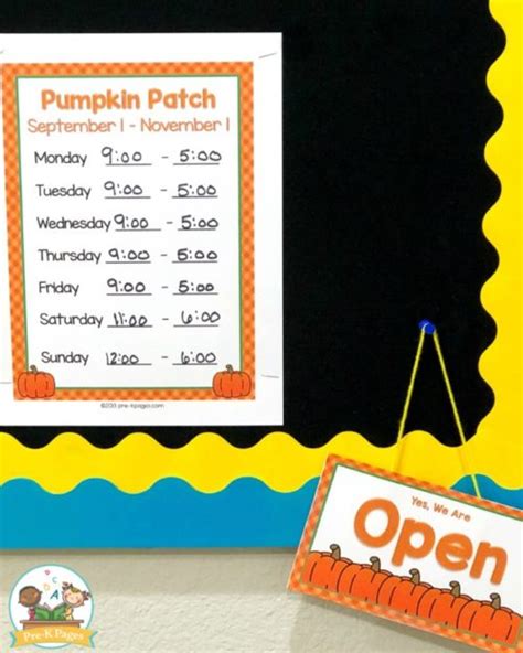 Pumpkin Patch Dramatic Play